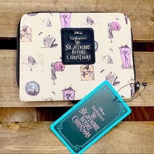 NWT The nightmare BC loungefly pastel mini Wallet